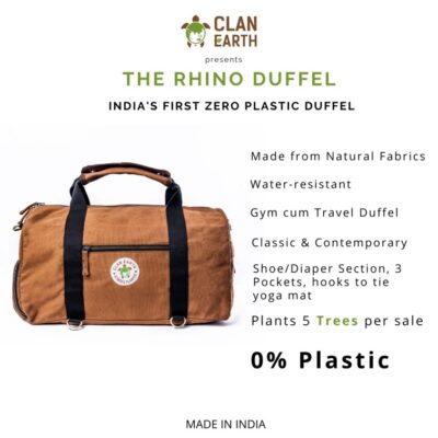 Rhino Duffel Bag – Clan Earth