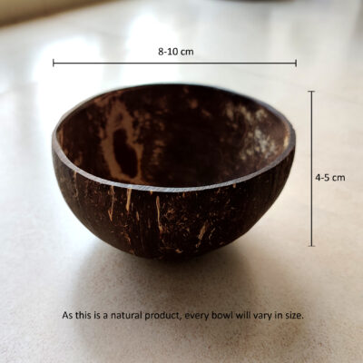 Coconut Shell Small Snack Bowls – Set of 2