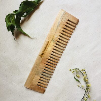Neem Wood Comb (Wide teeth ) – Bambooheart