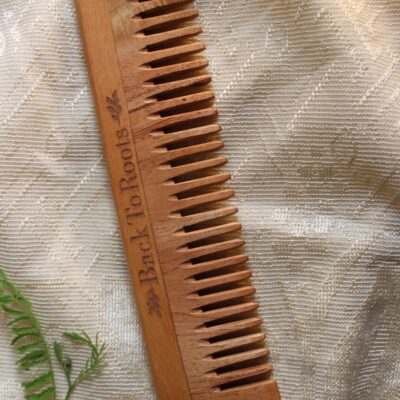 Neem Comb | Normal Toothed Comb | Full Size – Back To Roots