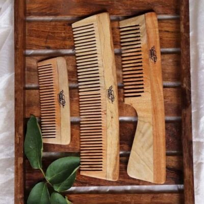 Family Set of Neem Wood Combs