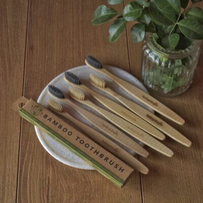 Bamboo Toothbrush – Pack of 6